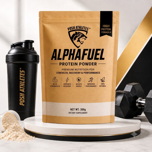 AlphaFuel High Protein Powder – 24g Protein Per Serving | Strength, Recovery & Performance Support – 300g
