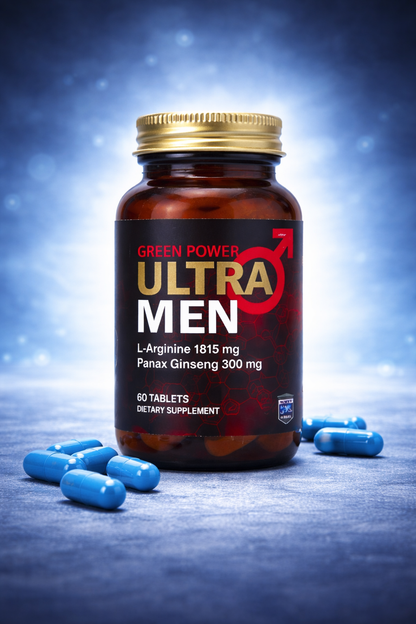 Ultra Men Herbal Power Formula – Natural Strength, Energy & Vitality Support (60 Tablets)