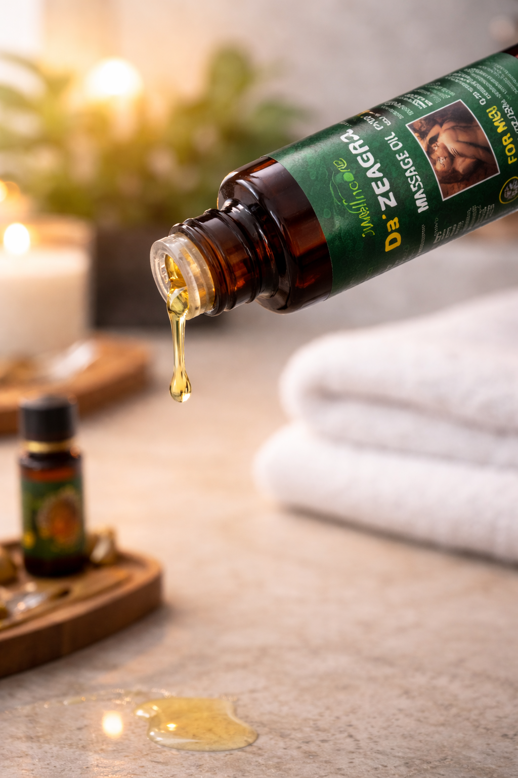 Da’ ZEAGRA Power Massage Oil for Men – Herbal Stamina & Performance Support Oil (25ML)