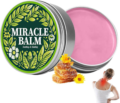 Soothing & Relaxing Joint Cream, Balm for Swollen Legs, Organic Miracle Balm - Natural Ingredients, Soothing Joint Cream for Back, Hands, Feet and Body
