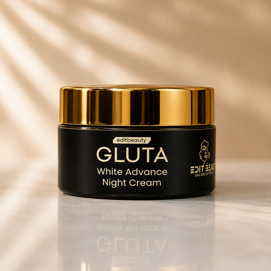GlutaWhite Advance Night Cream – 30g | Hydrating & Whitening Night Cream with Hyaluronic Acid & Niacinamide - Natural Glow In 22 Days