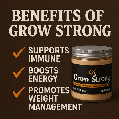 Grow Strong | Herbal Daily Vitality & Wellness Support