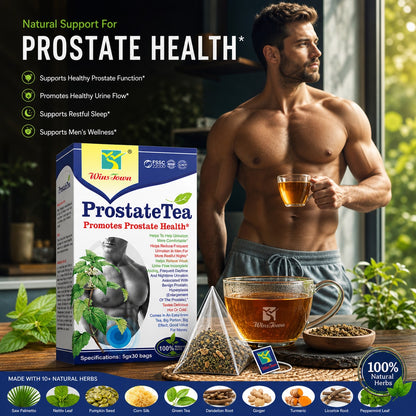 ProstateTea – Natural Herbal Tea for Prostate Health Support | Urinary Relief & Better Sleep