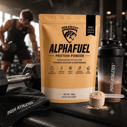 AlphaFuel High Protein Powder – 24g Protein Per Serving | Strength, Recovery & Performance Support – 300g