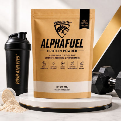 AlphaFuel High Protein Powder – 24g Protein Per Serving | Strength, Recovery & Performance Support – 300g