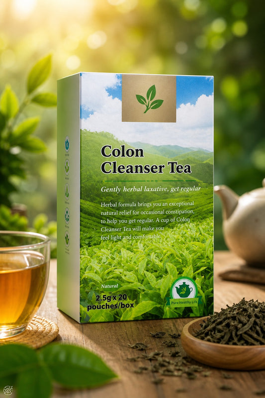 Colon Cleanser Tea, Herbal Laxative Tea, Relieve Constipation and Body Detox, Supports Healthy Gut and Digestion