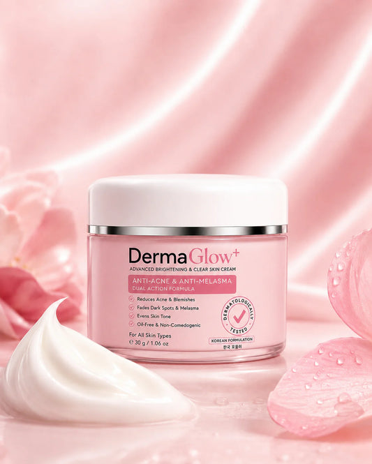DermaGlow+ Advanced Brightening & Clear Skin Cream – Anti-Acne & Anti-Melasma Formula 30g